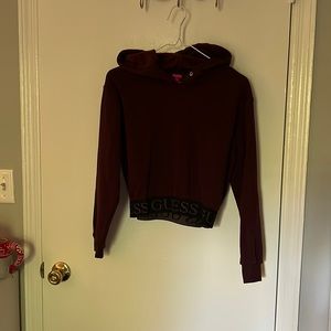 GUESS cropped hoodie